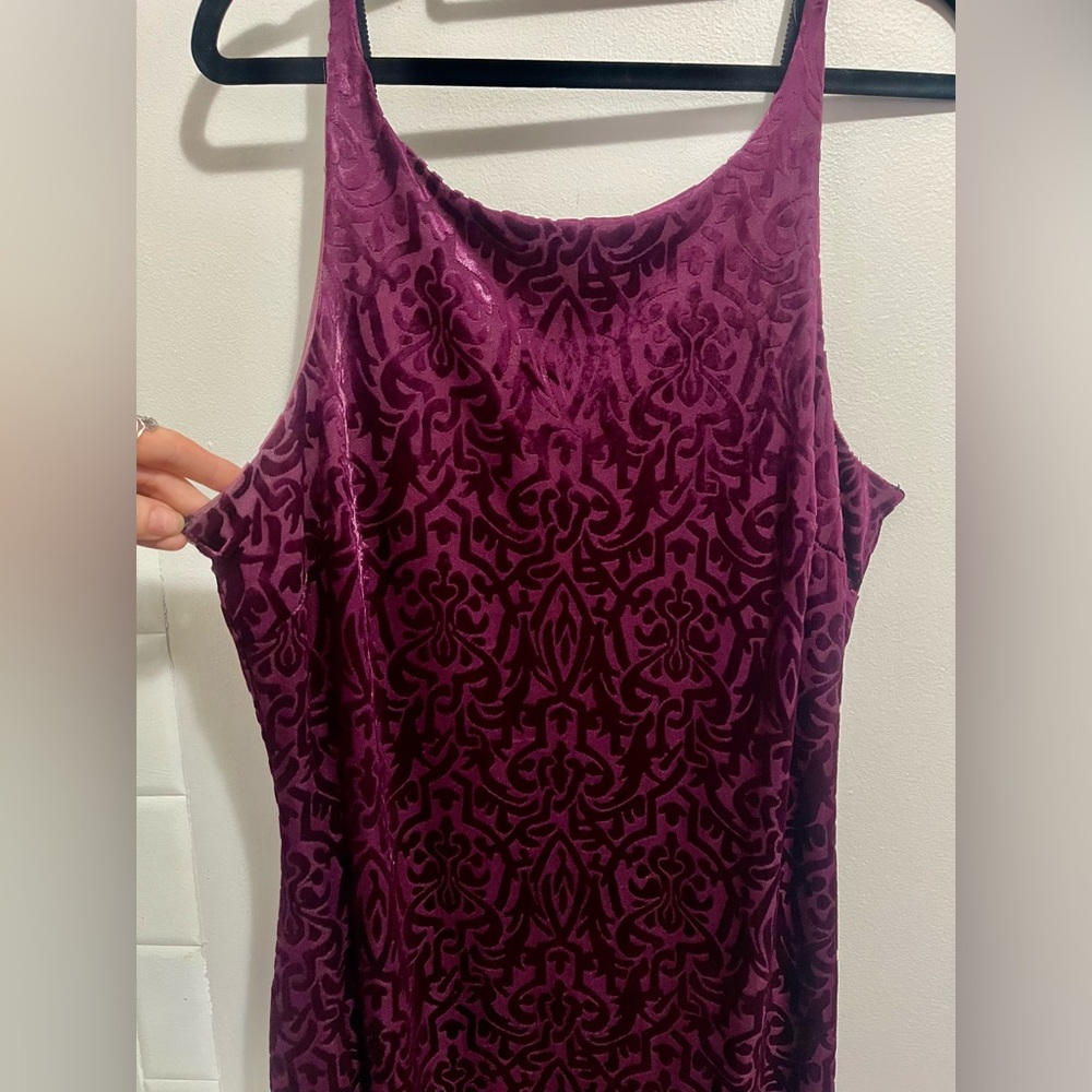 Smart Set Deep Purple Velvet Dress